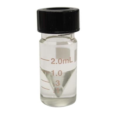 Chromatography Research Supplies 3.0 mL Mini Reaction Vial w/ Cap and Liner (12/pk)